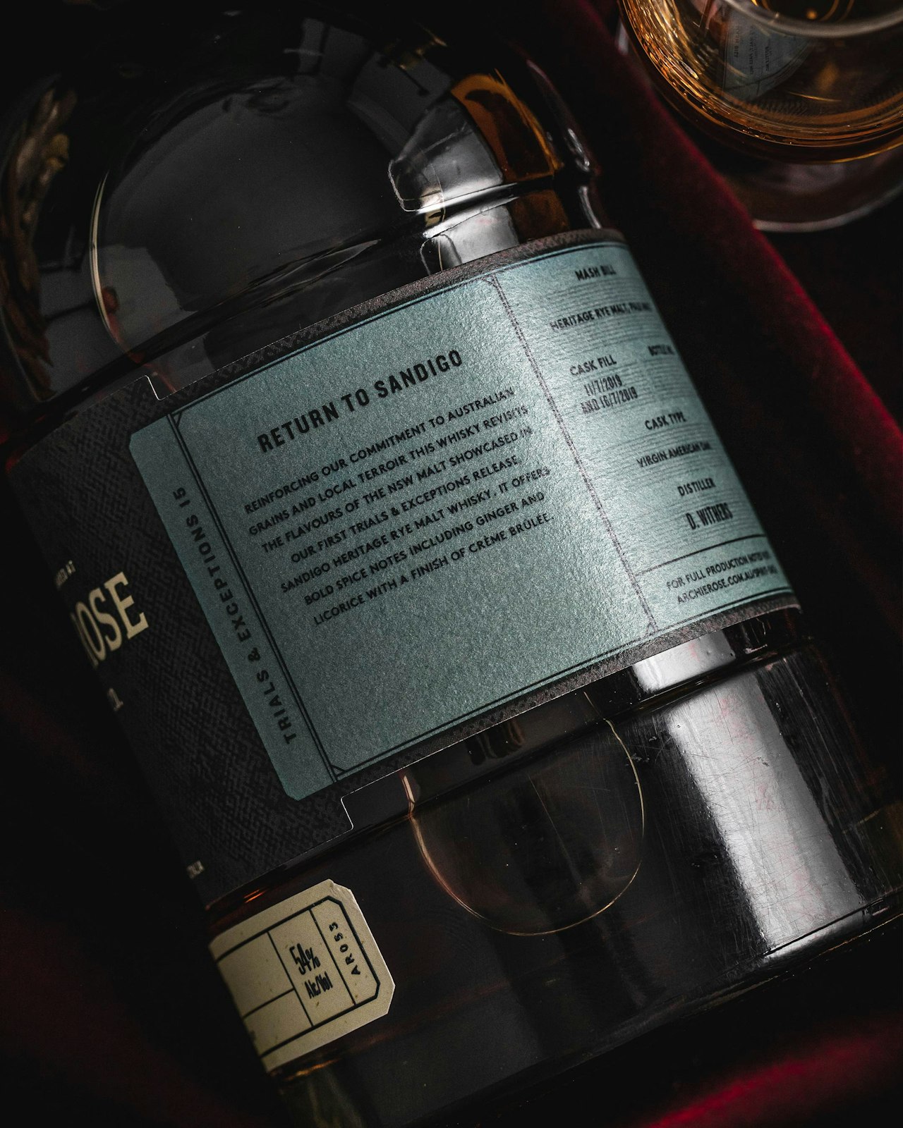 Return To Sandigo Heritage Rye Malt Whisky