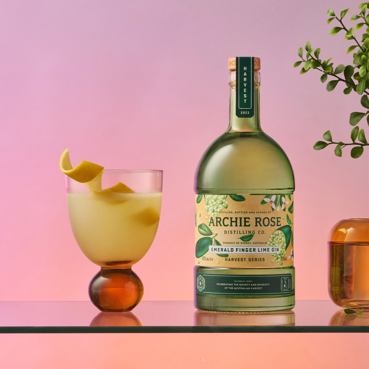 Emerald Finger Lime Gin Corpse Reviver #2