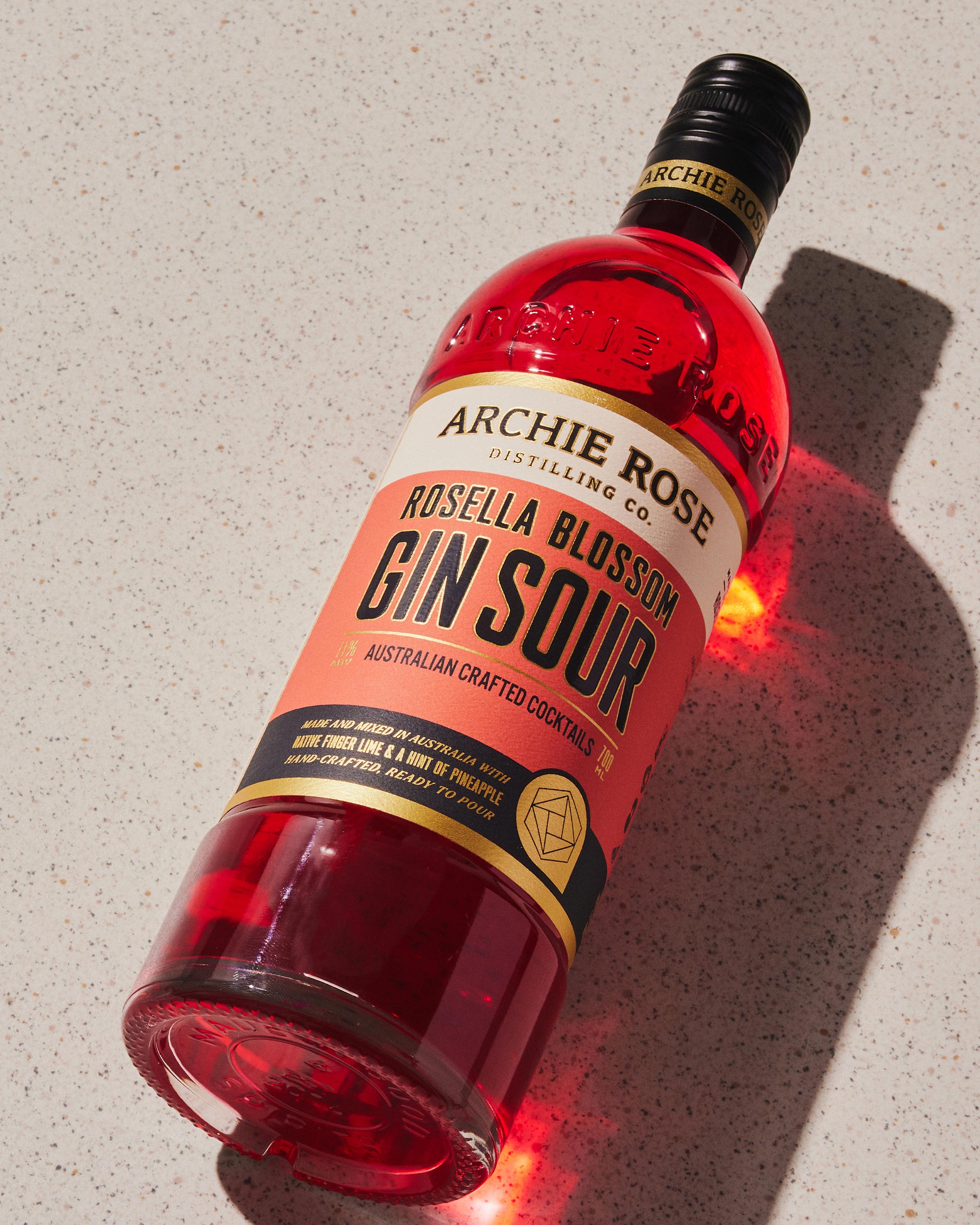 Rosella Blossom Gin Sour