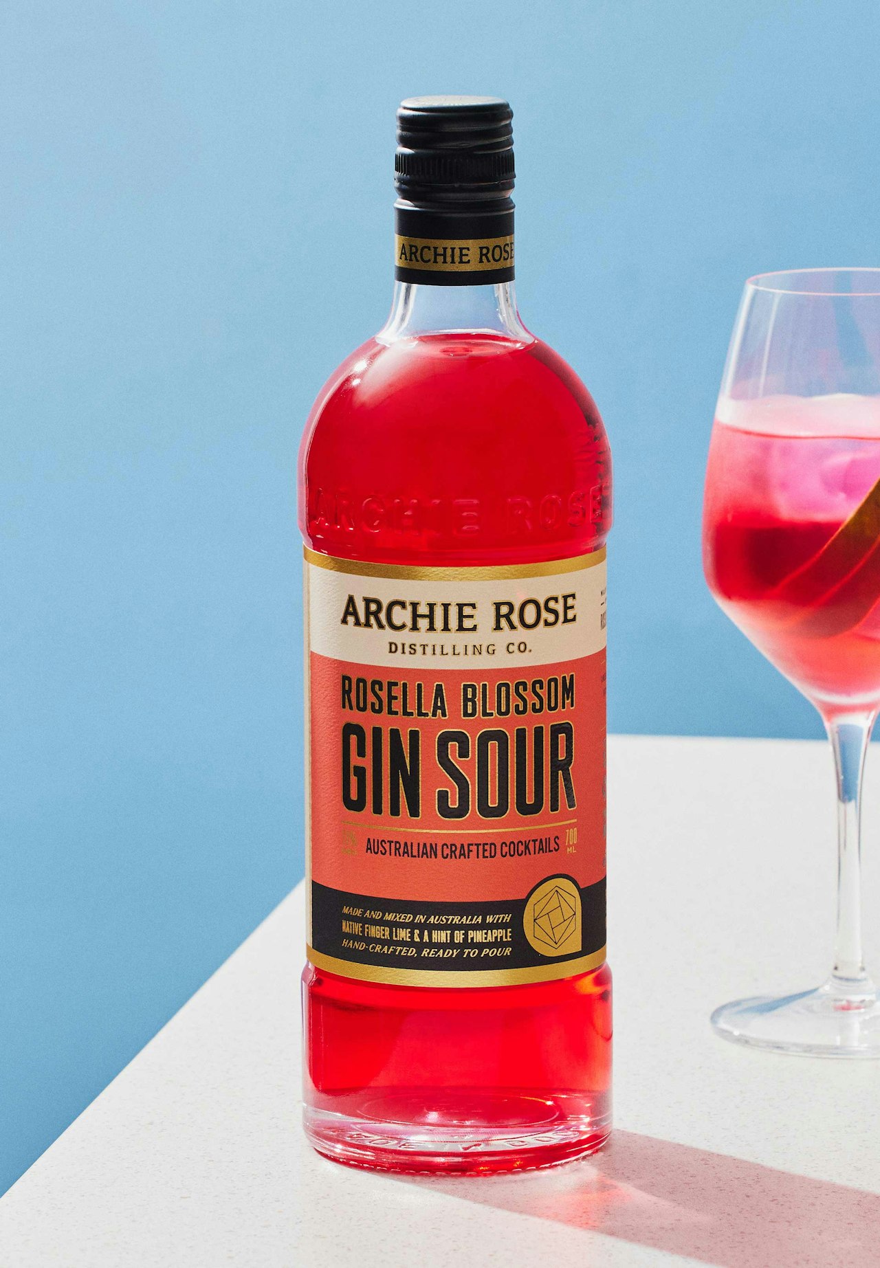 Rosella Blossom Gin Sour
