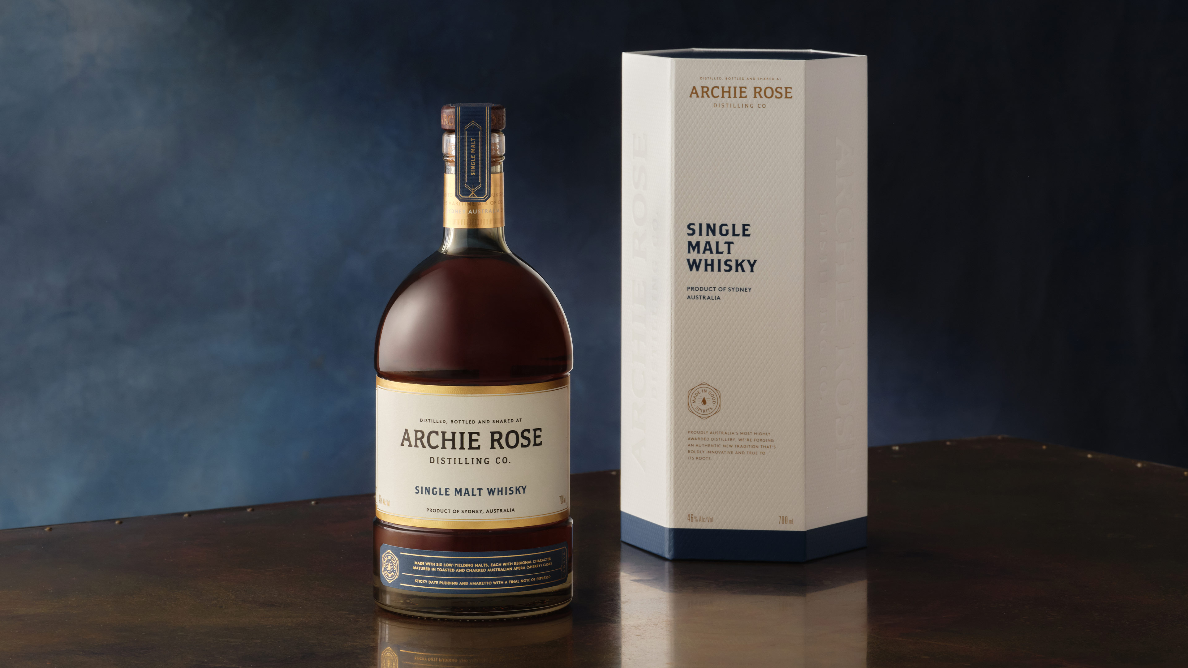 ウイスキー ARCHIE ROSE SINGLE MALT WHISKY Archie Rose Single Malt Whisky 700ml - The Wine Emporium