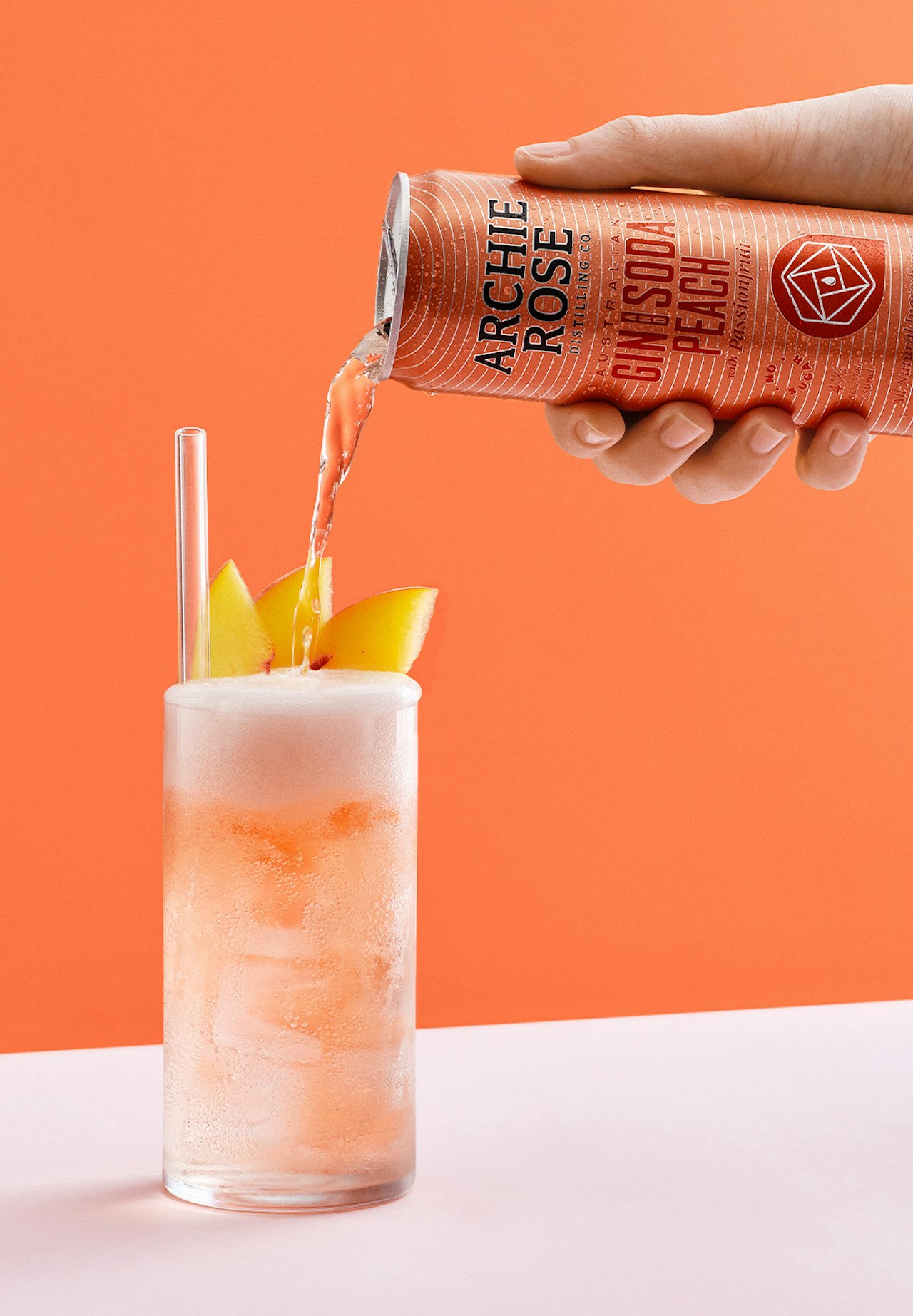 Gin & Peach Soda With Passionfruit - 24x330ml Case