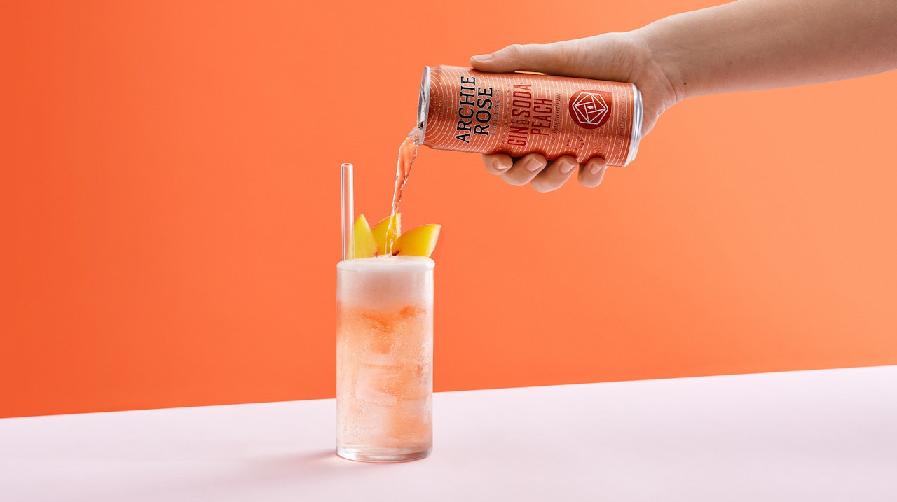 Gin & Peach Soda With Passionfruit - 24x330ml Case