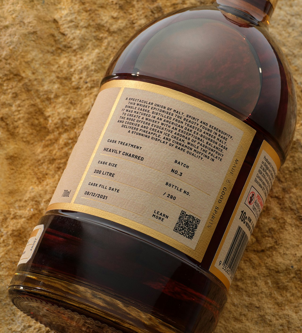 Single Cask Whisky Batch #3 SM9917 - Toasted Amber Single Malt