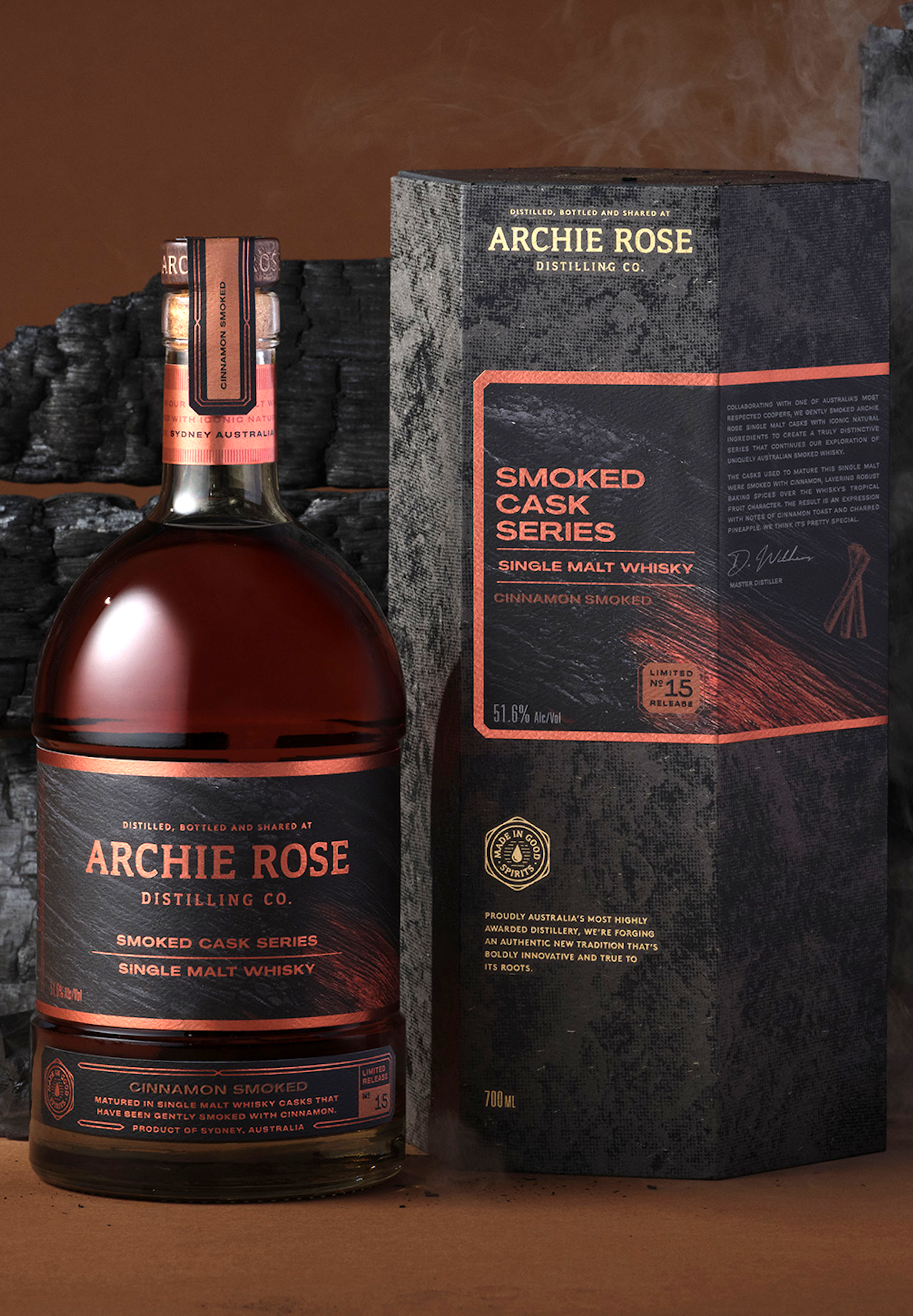 Cinnamon Smoked Cask Single Malt Whisky