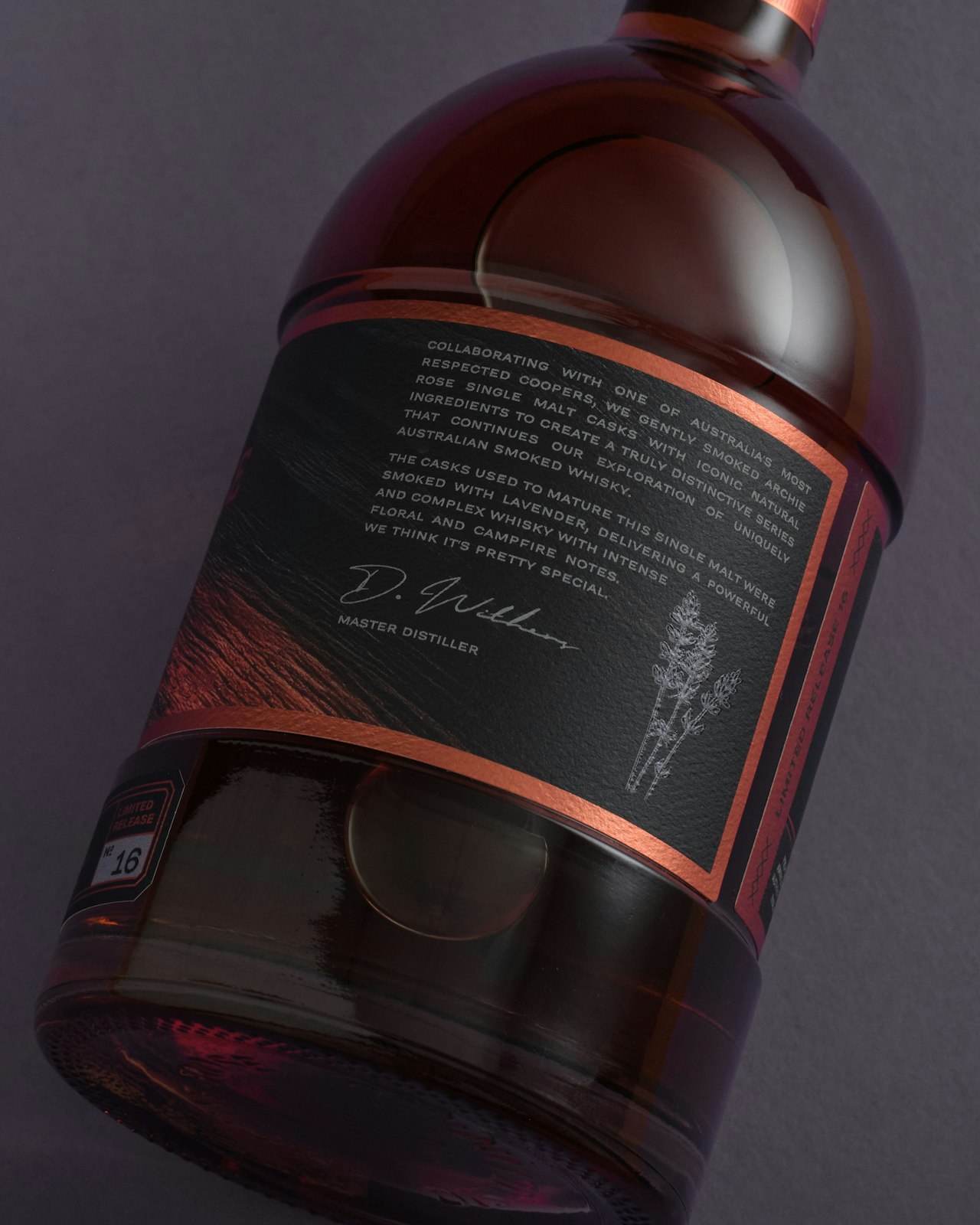 Lavender Smoked Cask Single Malt Whisky