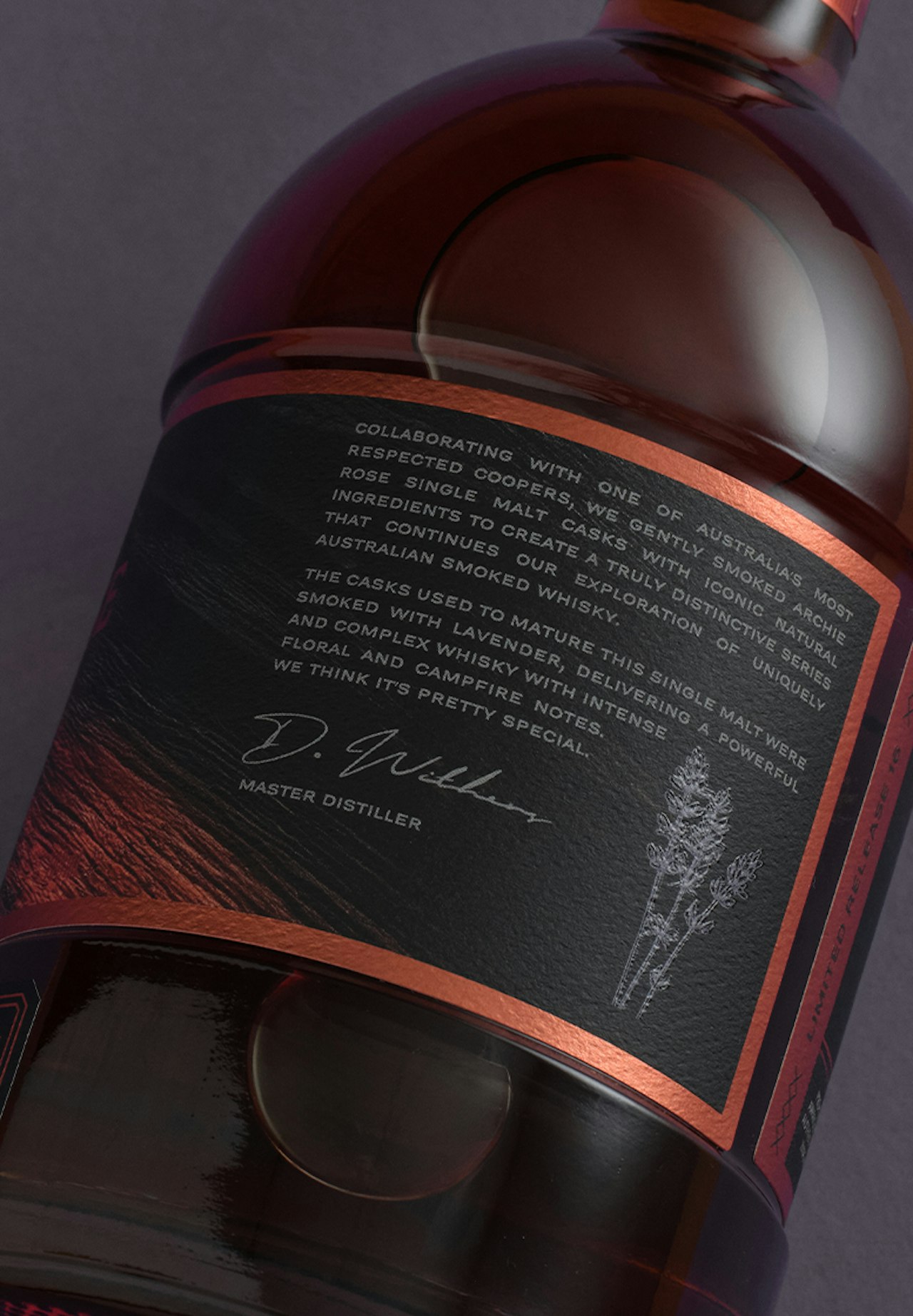 Lavender Smoked Cask Single Malt Whisky