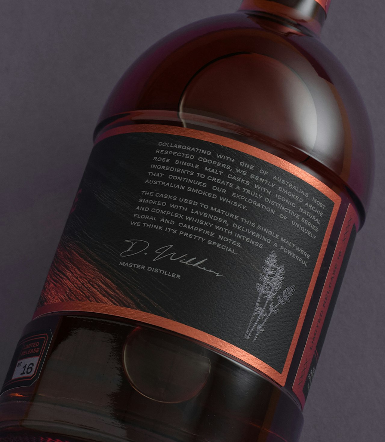 Lavender Smoked Cask Single Malt Whisky