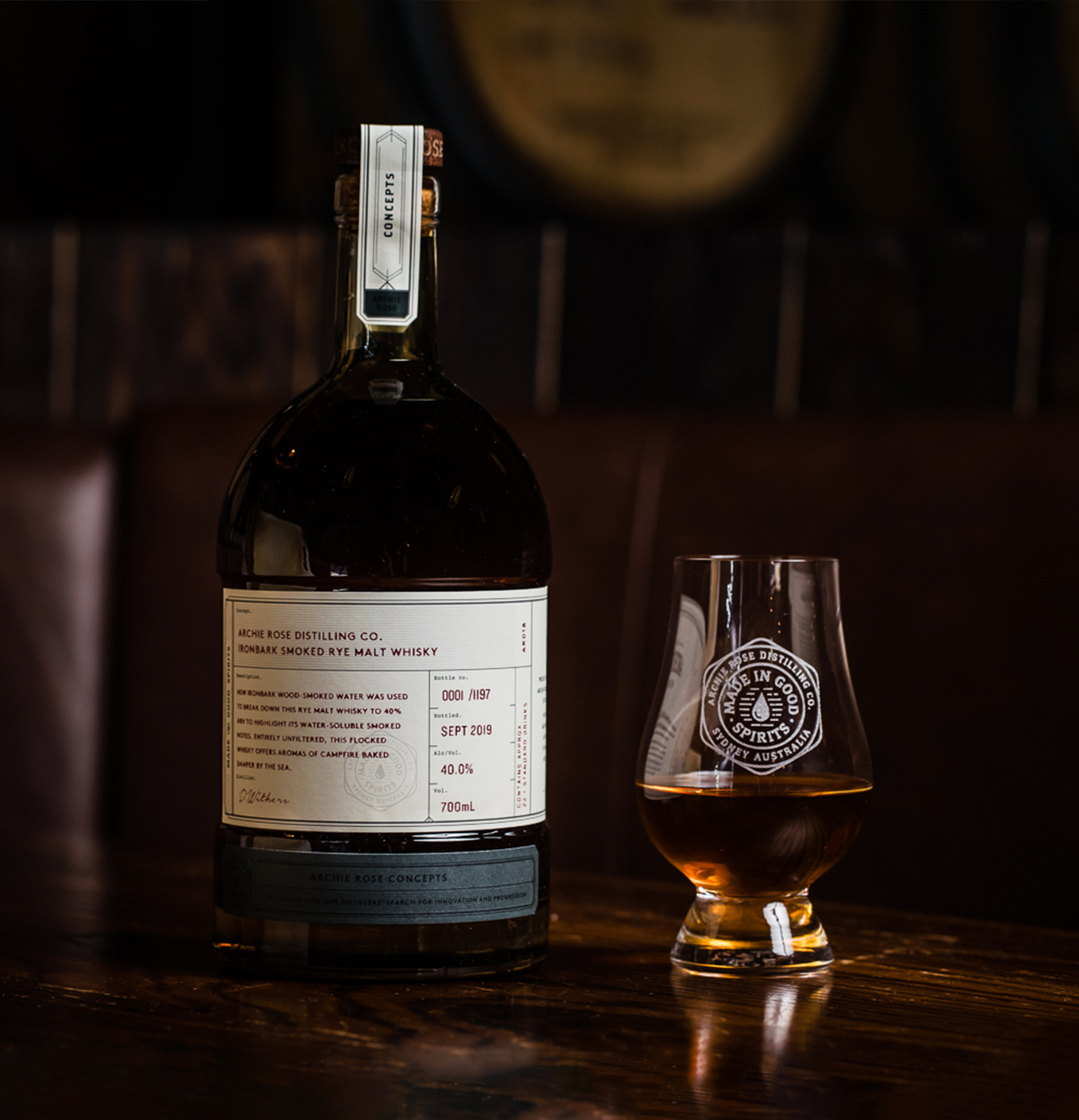Ironbark Smoked Rye Malt Whisky