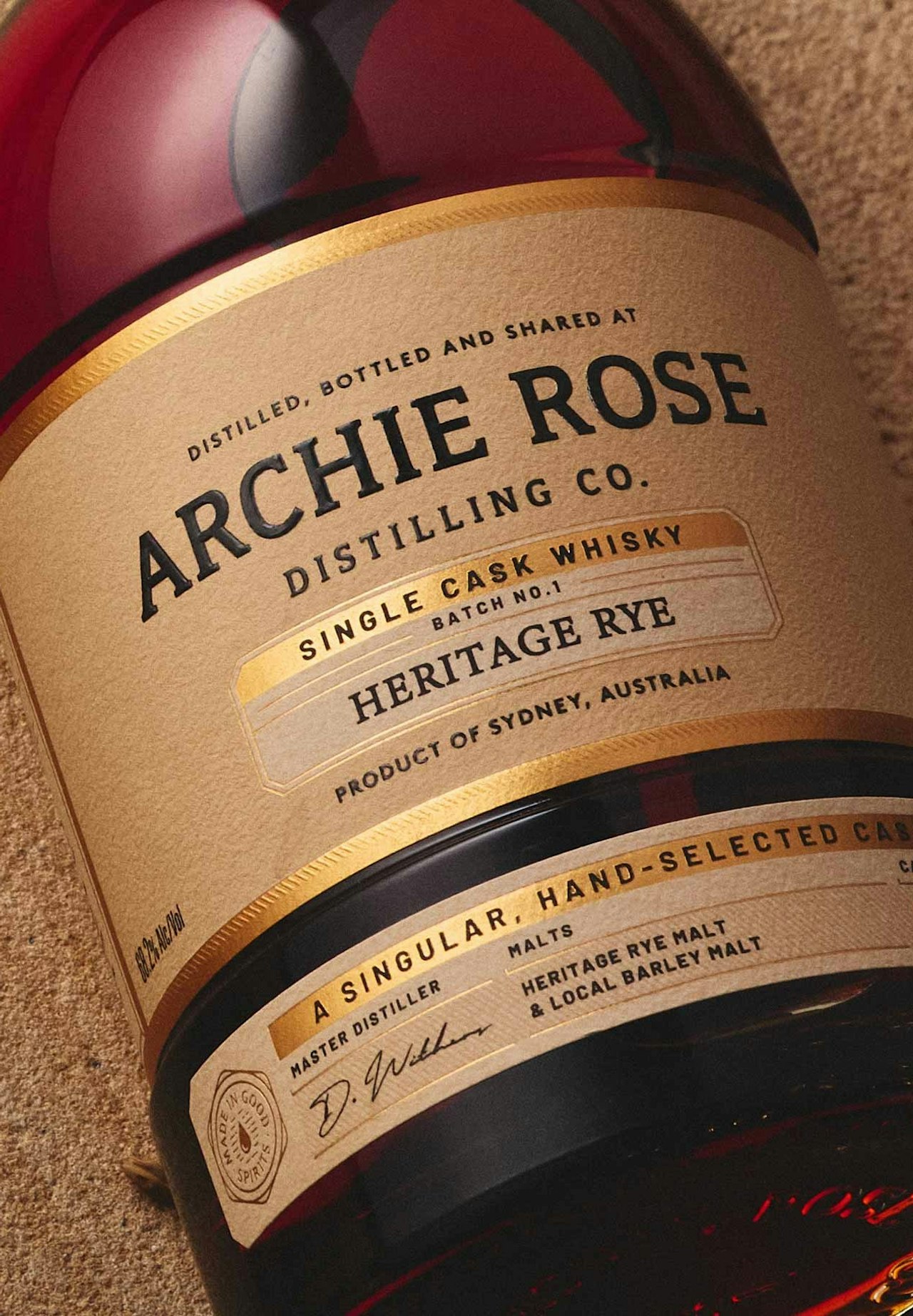 Single Cask Whisky Batch No. 1: Heritage Rye Malt