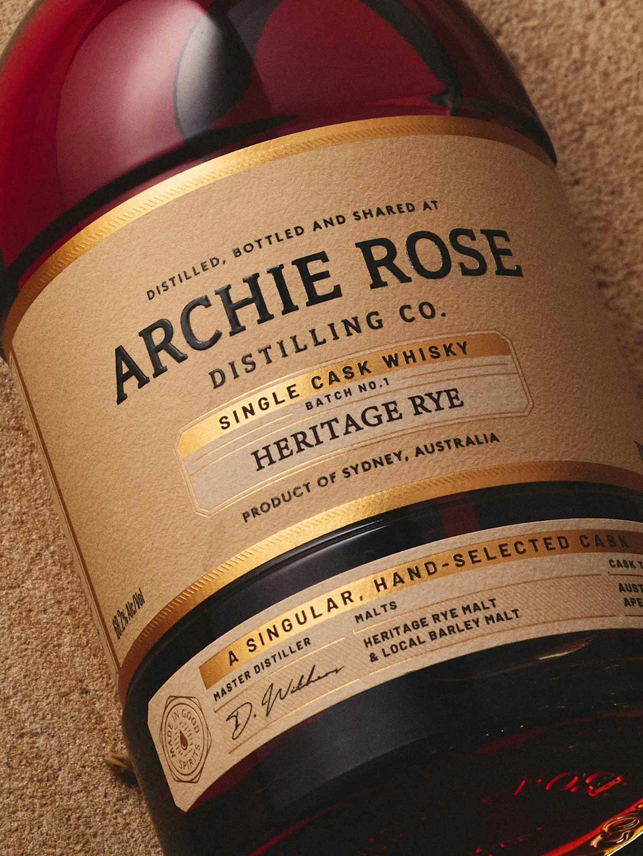 Single Cask Whisky Batch No. 1: Heritage Rye Malt