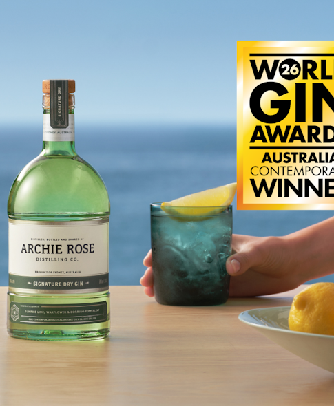 Archie Rose Signature Dry Gin Named Australia’s Best Contemporary Gin