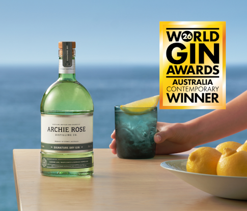 Archie Rose Signature Dry Gin Named Australia’s Best Contemporary Gin 