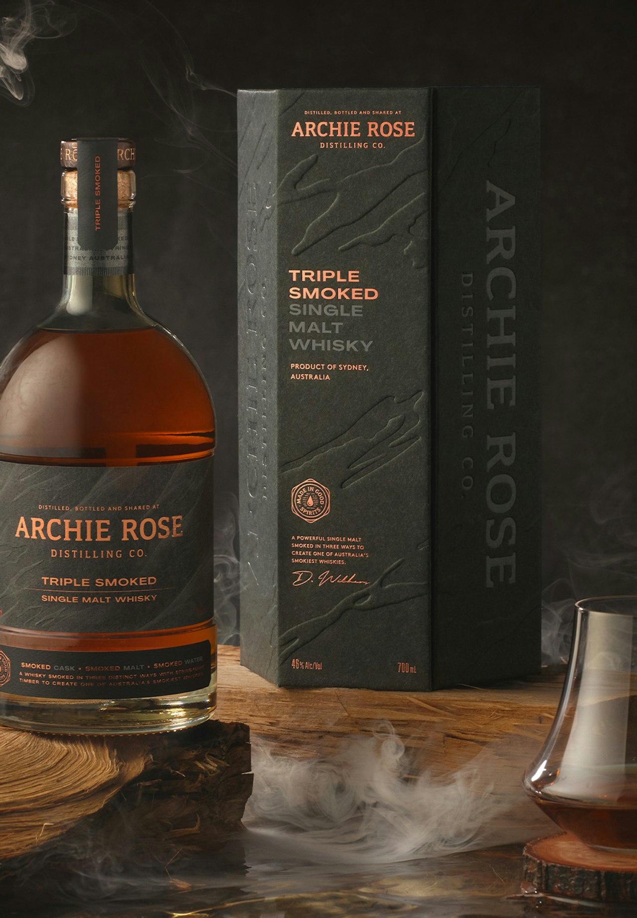 Triple Smoked Single Malt Whisky