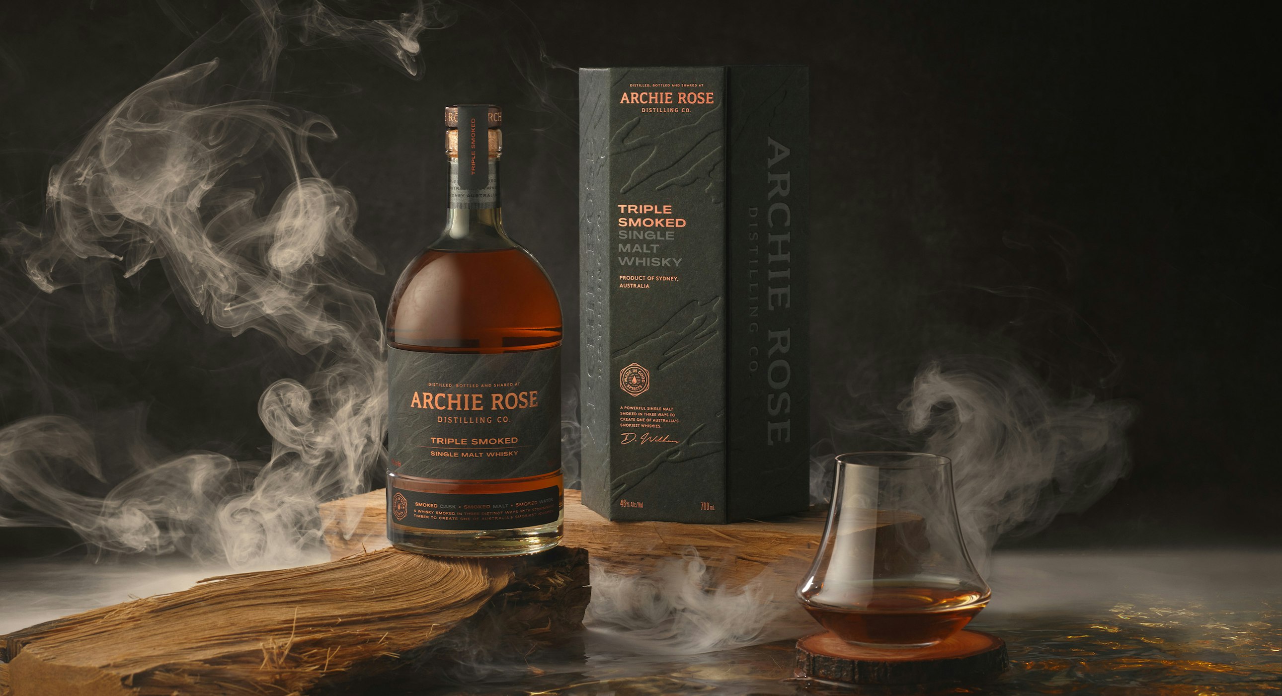 Triple Smoked Single Malt Whisky