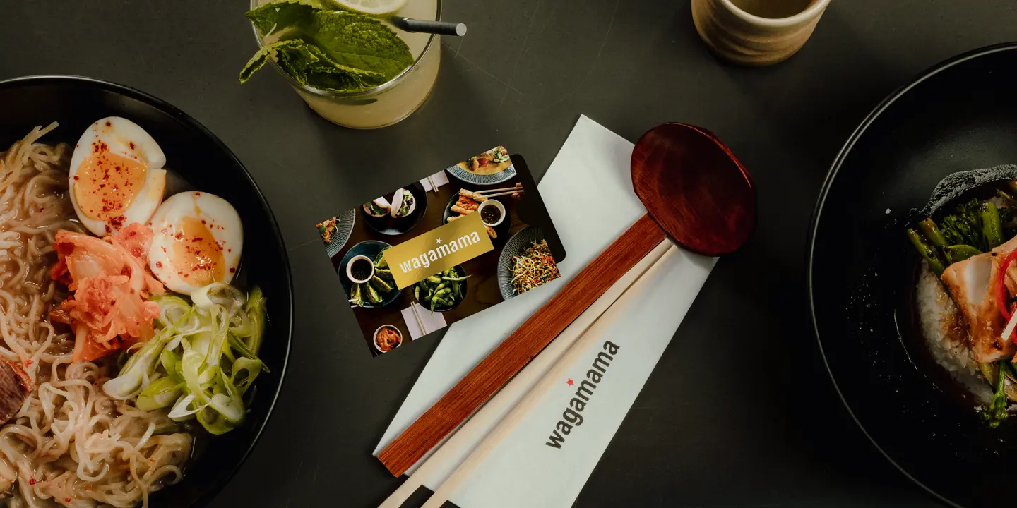 Wagamama sales gift card