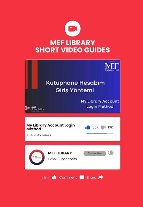 https://www.youtube.com/user/MEFKutuphane