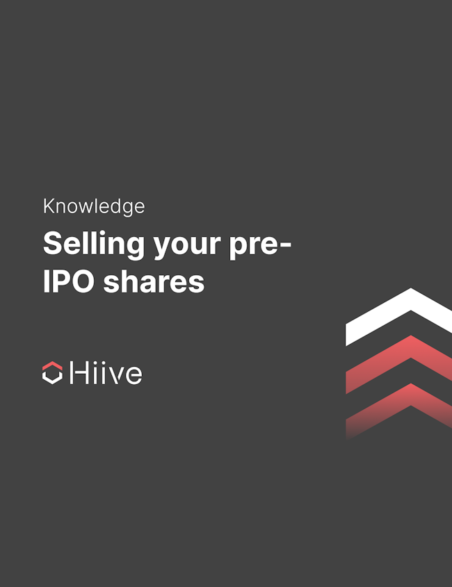 Selling pre-IPO shares