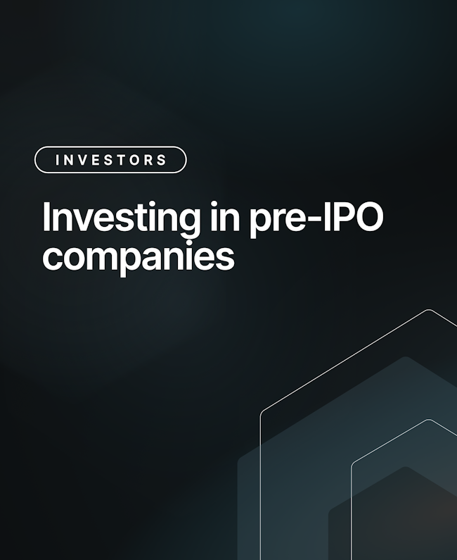 Investing in pre-IPO companies
