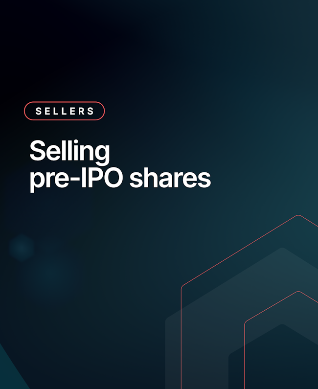 Selling pre-IPO shares