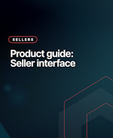 Product guide: seller interface