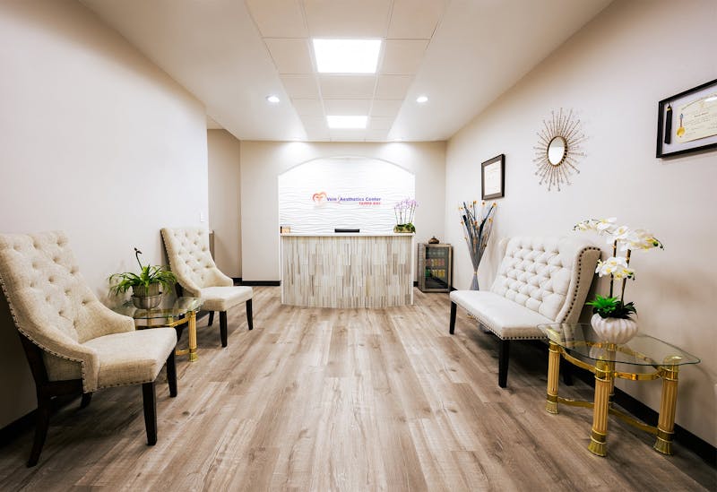 The waiting area of Vein & Aesthetics Specialists