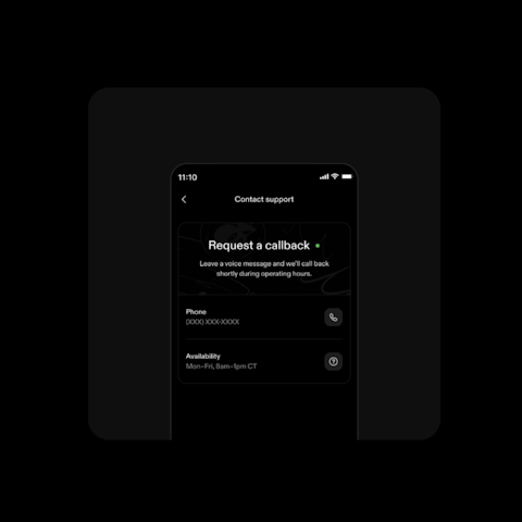Announcing Callback Phone Support
