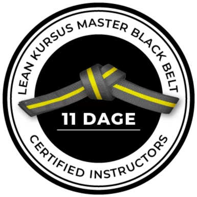 11 dage Lean specialist kursus badge