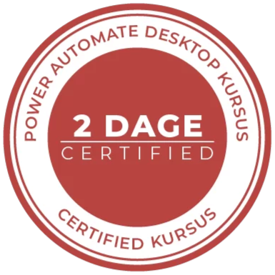 Logo til 2 dages power automate desktop kursus