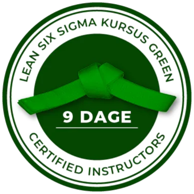 Logo til lean six sigma green belt kursus