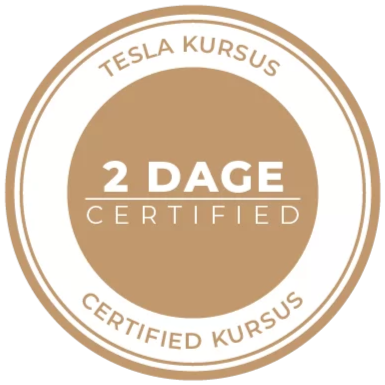 Tesla kursus badge
