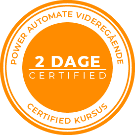 Badge til Compass Power Automate videregående kursus