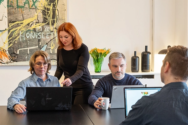 undervisning i kursuslokalet