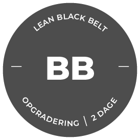 logo af lean kursus black belt