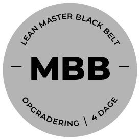 logo til lean master black belt upgrade kursus