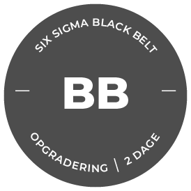 Compass six sigma green til black belt logo