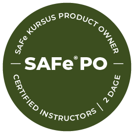 Safe Kursus Product Owner 2 dage badge