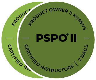 Product Owner I+II kursus badge