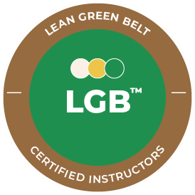 Lean Green Belt badges hos Compass