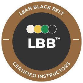 Lean Black Belt badges hos Compass