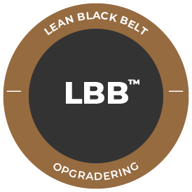 logo af lean kursus black belt