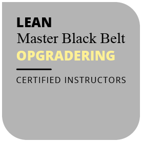 logo til lean master black belt upgrade kursus