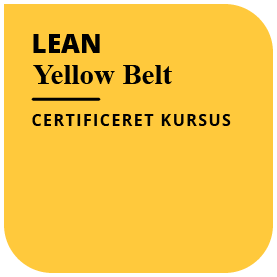 Lean Yellow Belt Badge fra Compass