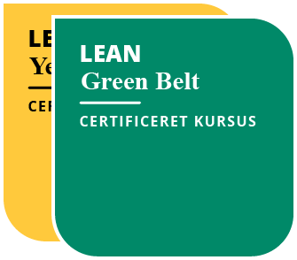 Lean Green Belt badges hos Compass
