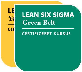 Lean Six Sigma Green Belt badges hos Compass