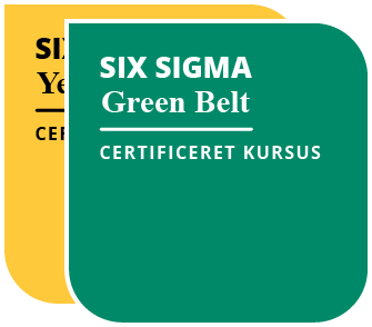 4 dage six sigma kursus green belt badge
