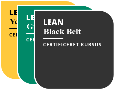 Lean Black Belt badges hos Compass