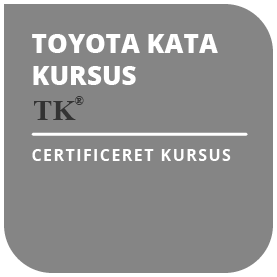 Toyota Kata Kursus badge hos Compass