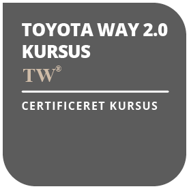 Toyota Way kursus badge