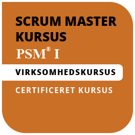 firma badge til Scrum Master kursus hos Compass